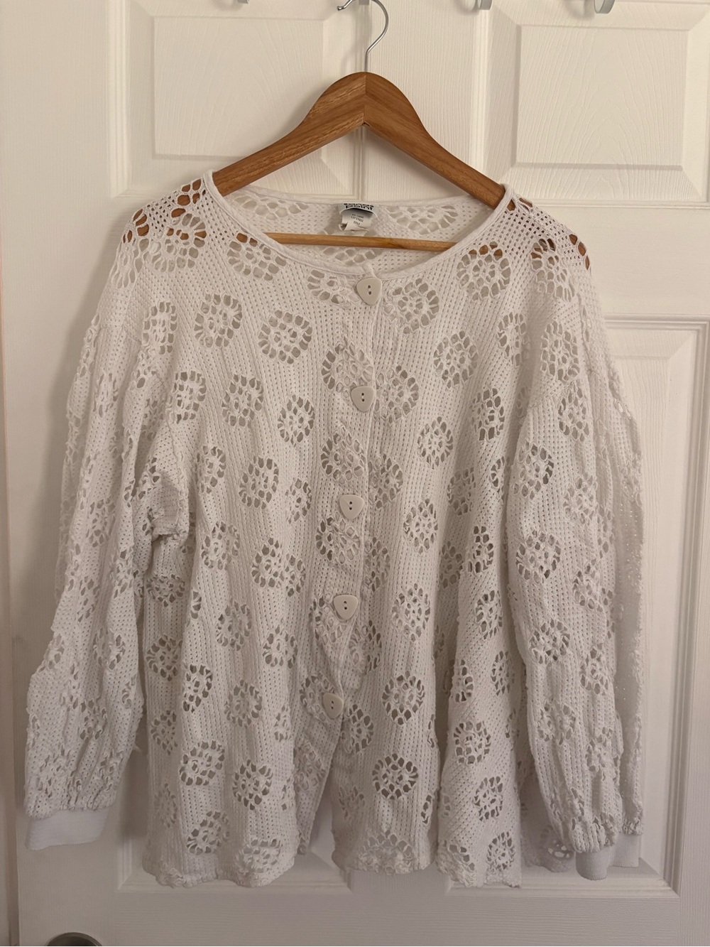 Sands Point Vintage Crochet Style Sweater